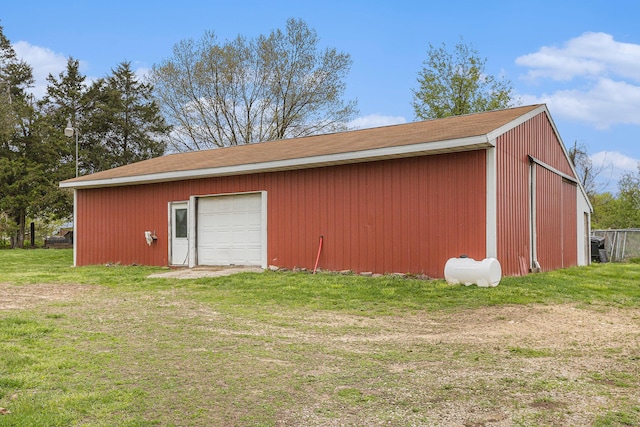 2269 W Liberty Rd, Clarklake, MI 49234 - view of pole building with a yard