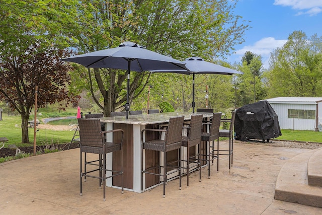 2269 W Liberty Rd, Clarklake, MI 49234 - view of patio / terrace