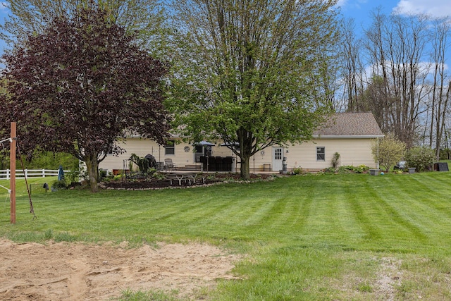 2269 W Liberty Rd, Clarklake, MI 49234 - view of yard