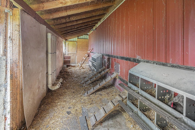 2269 W Liberty Rd, Clarklake, MI 49234 - miscellaneous room with lofted ceiling