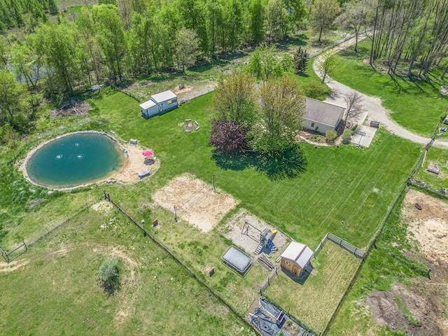 2269 W Liberty Rd, Clarklake, MI 49234 - bird's eye view
