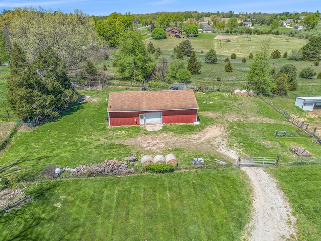 2269 W Liberty Rd, Clarklake, MI 49234 - aerial view of property and surrounding area
