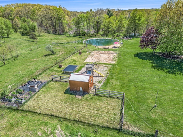 2269 W Liberty Rd, Clarklake, MI 49234 - aerial view of sparsely populated area featuring a forest