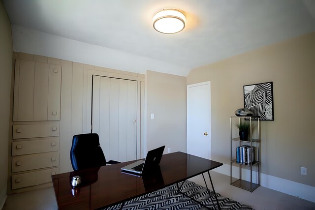 view of office