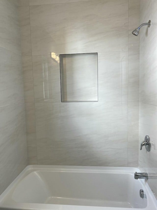 full bathroom featuring shower / washtub combination