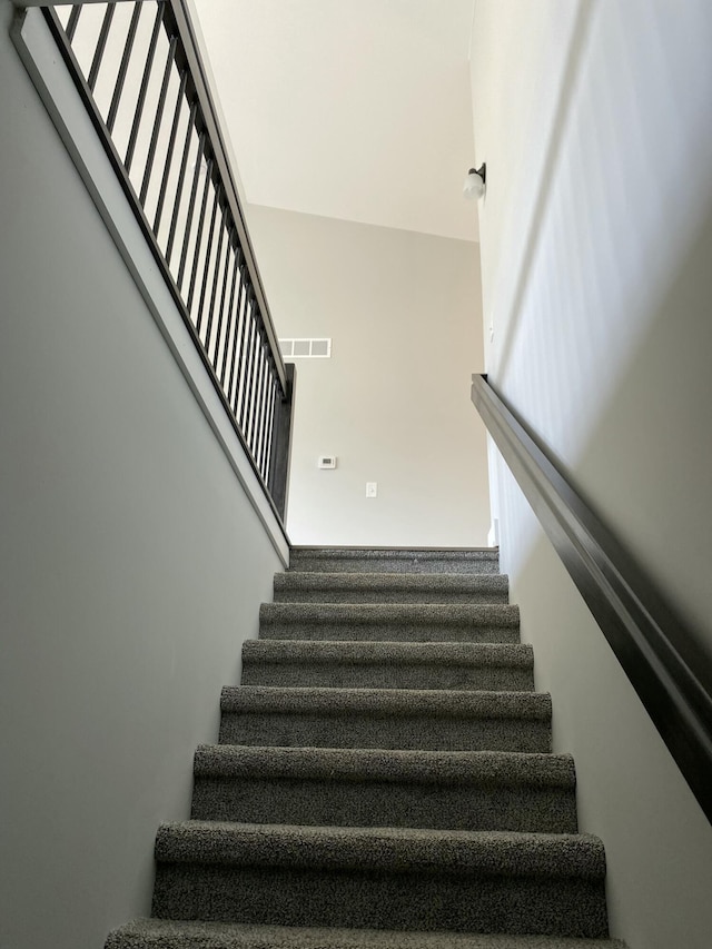 view of stairs