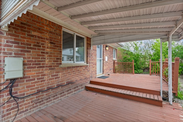 view of deck