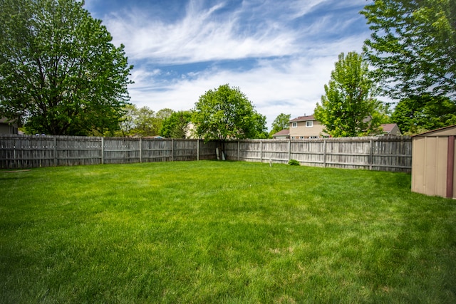 42438 Somerset Ct, Canton, MI 48187 - view of yard with a storage shed and an outdoor structure