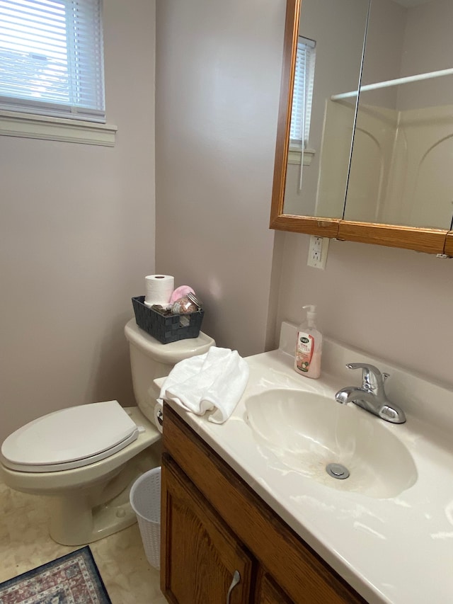657 Highland Ave, Lincoln Park, MI 48146 - full bath with toilet, a shower, and vanity
