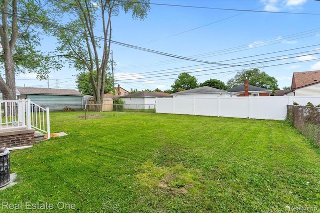 657 Highland Ave, Lincoln Park, MI 48146 - view of fenced backyard