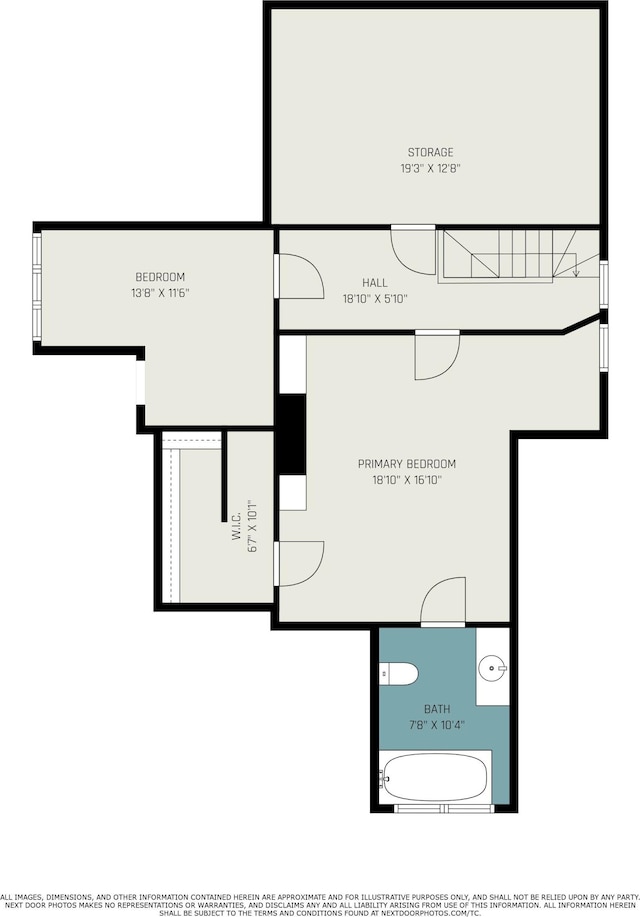 210 E St, Three Rivers, MI 49093 - floor plan / room layout