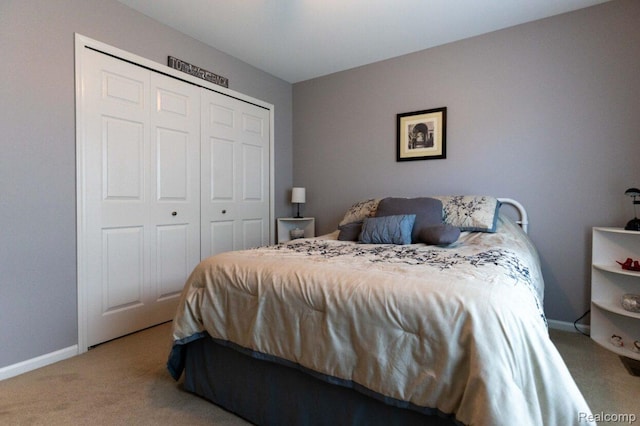 3163 W Ridge Ct, Commerce Twp, MI 48390 - bedroom with carpet flooring and a closet