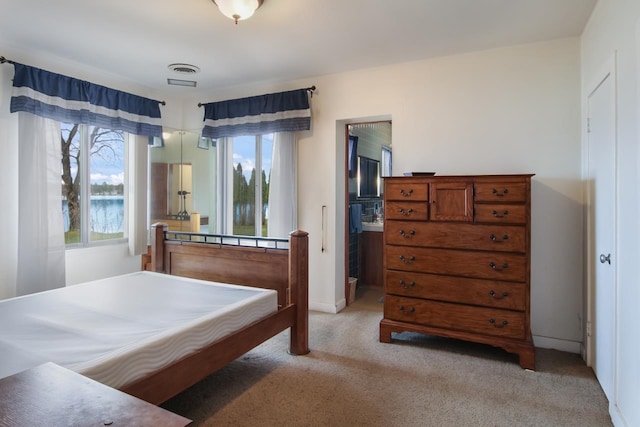12225 SW Torch Lake Dr SW, Rapid City, MI 49676 - bedroom featuring light colored carpet and baseboards