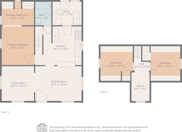 5902 Huron St, Taylor, MI 48180 - property floor plan