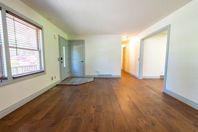 3484 Lakeshore Dr, Monroe, MI 48162 - empty room with wood-type flooring and baseboards