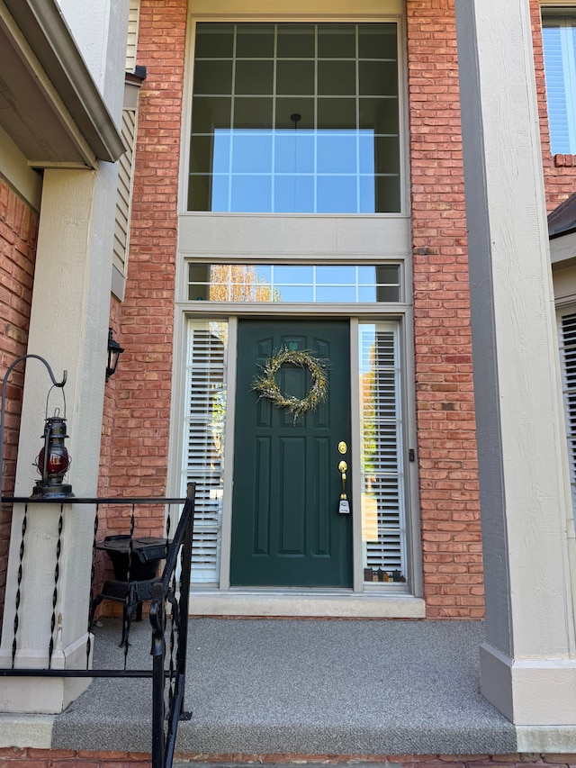 43632 Abbey Cir, Canton, MI 48187 - entrance to property with brick siding