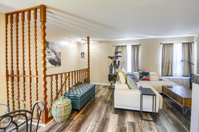 1445 Steeple Chase, Davison, MI 48423 - living area featuring wood finished floors