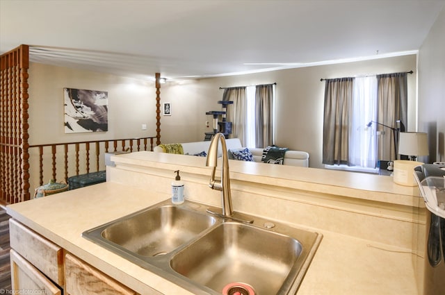 1445 Steeple Chase, Davison, MI 48423 - kitchen featuring a sink and light countertops