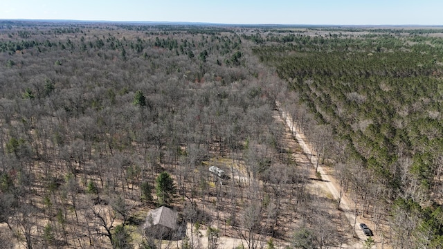 2073 Gunn Rd, Manistee, MI 49660 - aerial view of property's location featuring a forest
