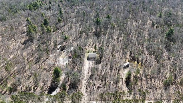 2073 Gunn Rd, Manistee, MI 49660 - aerial overview of property's location featuring a forest