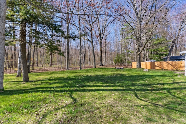view of yard