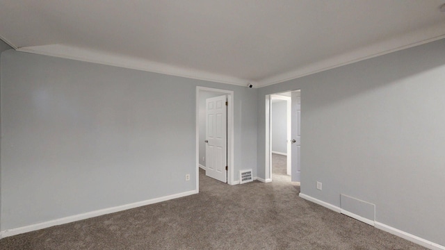 20026 Joann St, Detroit, MI 48205 - spare room with dark carpet and baseboards