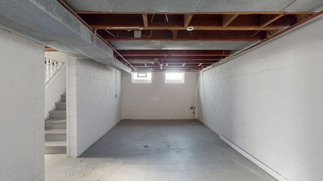 20026 Joann St, Detroit, MI 48205 - below grade area with stairway