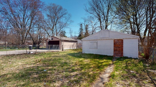 20026 Joann St, Detroit, MI 48205 - view of yard featuring an outdoor structure