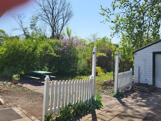 1116 Atlantic St NW, Grand Rapids, MI 49504 - view of patio / terrace featuring fence
