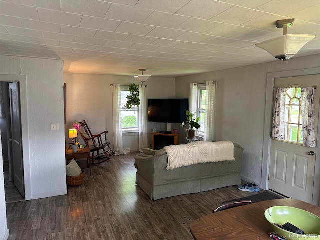 7980 W Gilford Rd, Reese, MI 48757 - living room with plenty of natural light and wood finished floors