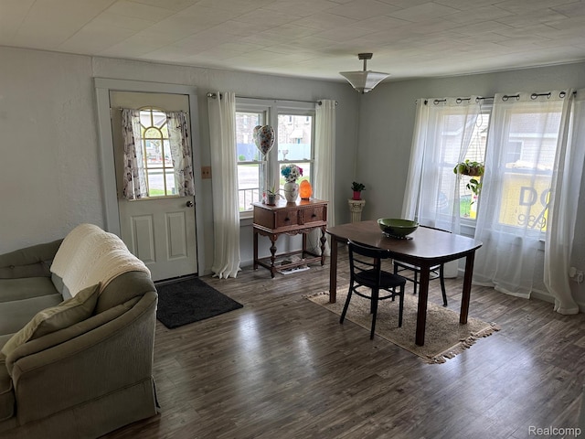 7980 W Gilford Rd, Reese, MI 48757 - dining space featuring plenty of natural light and wood finished floors