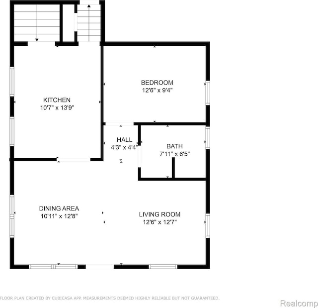 7980 W Gilford Rd, Reese, MI 48757 - view of home floor plan