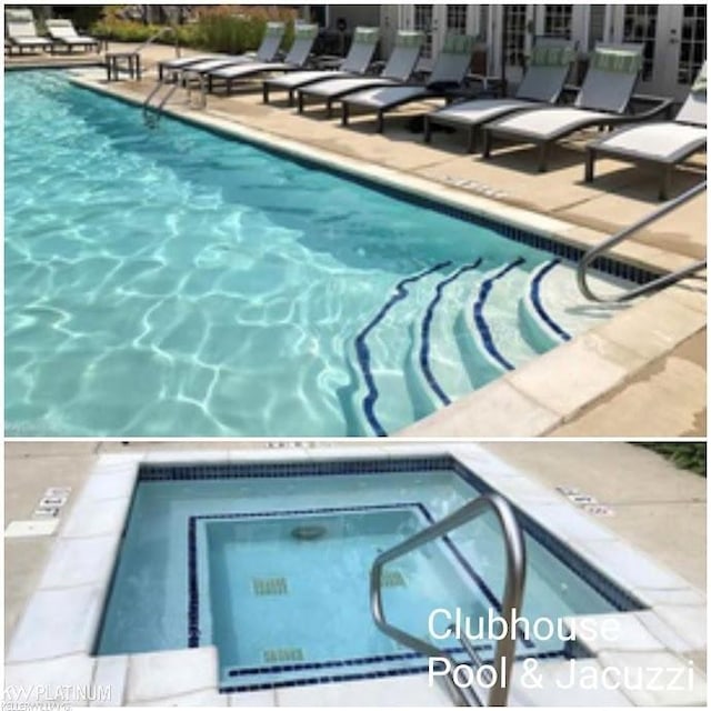 11702 Weingartz E, Utica, MI 48315 - community pool with french doors and a patio