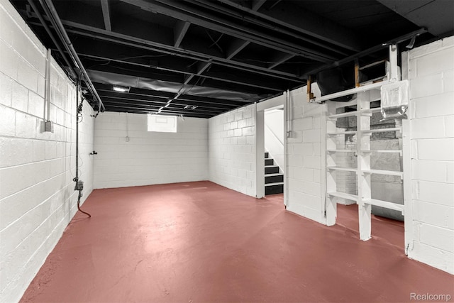 19327 Sunset St, Detroit, MI 48234 - basement featuring stairway
