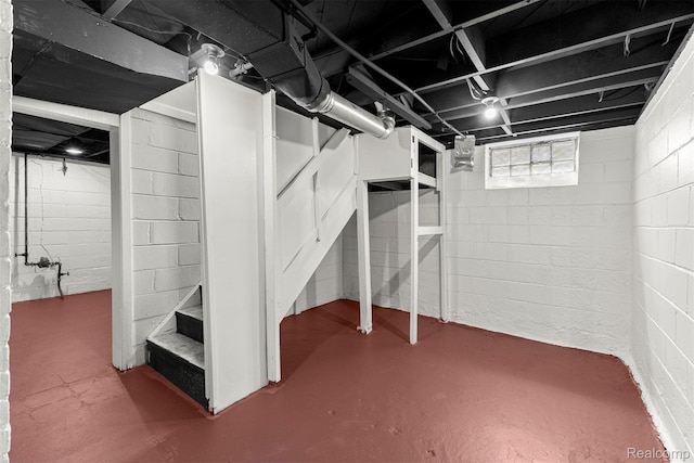 19327 Sunset St, Detroit, MI 48234 - basement with stairway