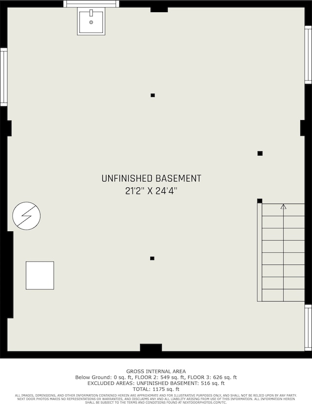 208 Hill St, Highland Park, MI 48203 - property floor plan