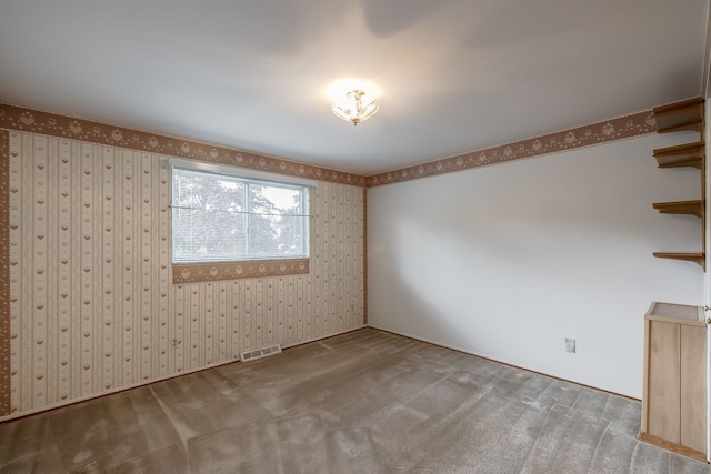 841 Driburg Dr, Commerce Twp, MI 48390 - carpeted spare room featuring wallpapered walls