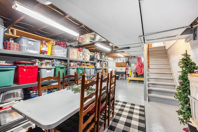 1107 E Lincoln Ave, Royal Oak, MI 48067 - unfinished basement featuring stairway