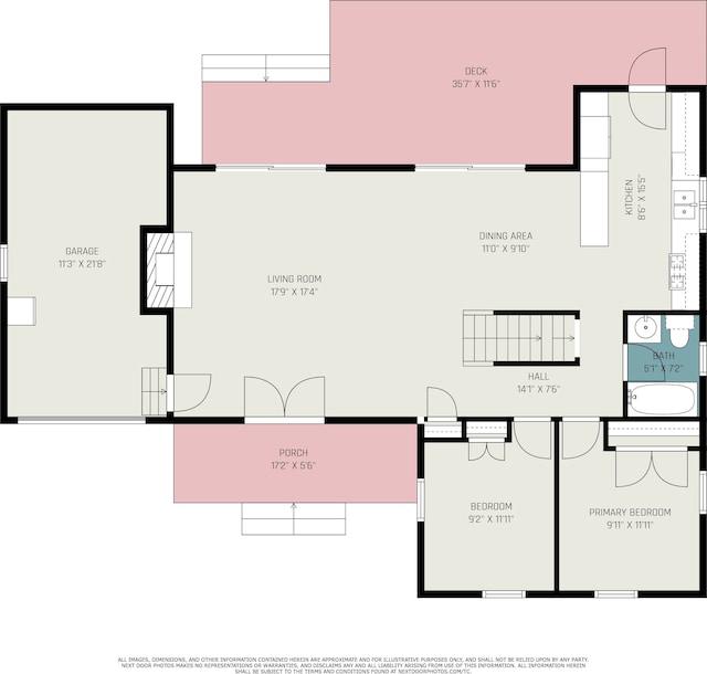 1107 E Lincoln Ave, Royal Oak, MI 48067 - home floor plan