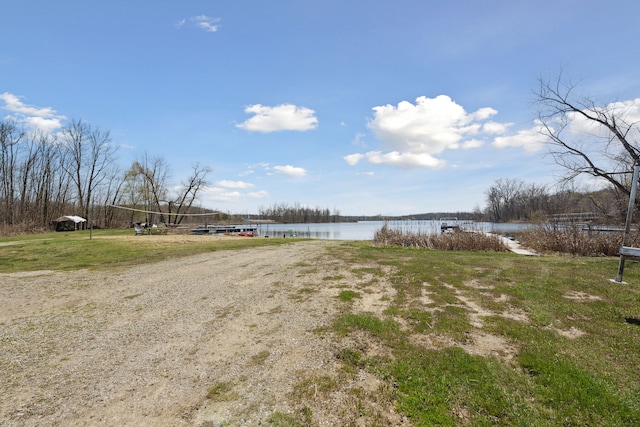 5780 Elvira, Pinckney, MI 48169 - view of yard featuring a water view