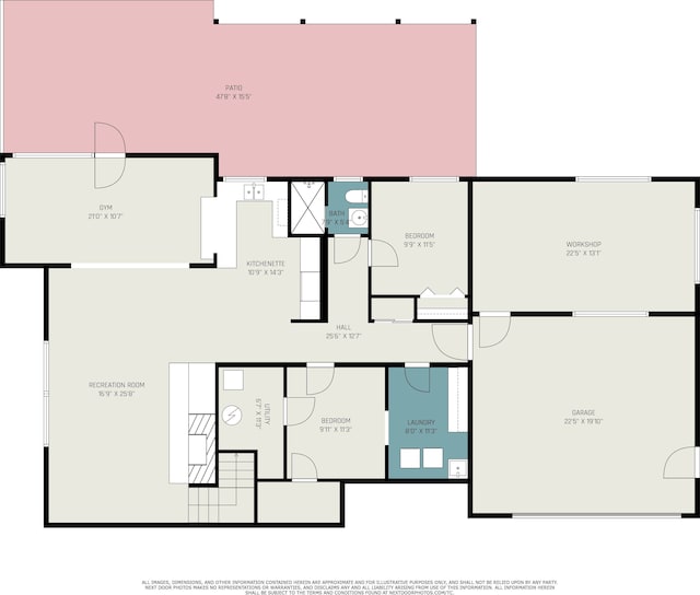 6305 N Shore Ct, West Bloomfield, MI 48324 - floor plan / room layout