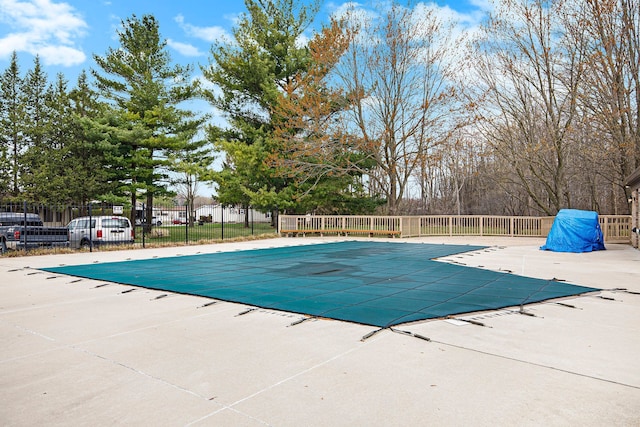 12346 Quail Ct, Shelby Twp, MI 48315 - view of pool featuring fence and a patio area