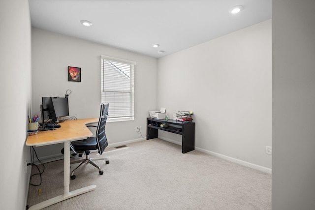 4814 Cranston Rd Unit 86, Canton, MI 48188 - office with carpet floors, baseboards, and recessed lighting