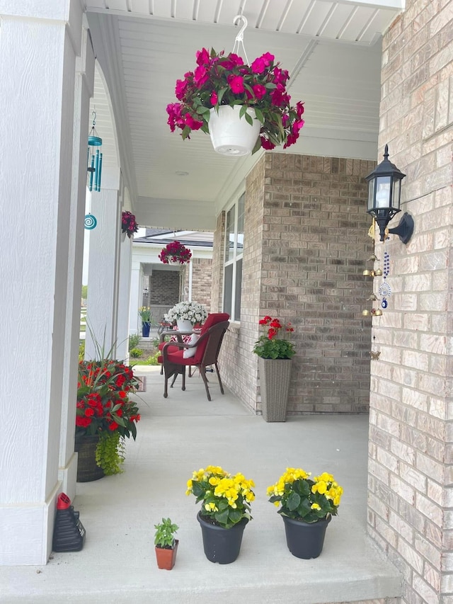 4814 Cranston Rd Unit 86, Canton, MI 48188 - view of patio / terrace with a porch