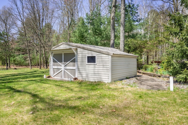 8607 Cochise Ct, Howard City, MI 49329 - view of shed