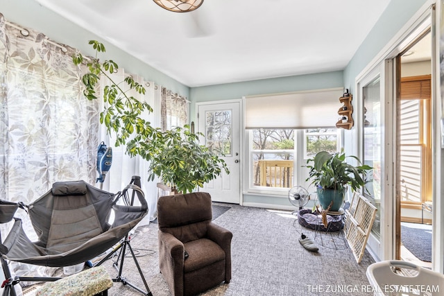 1087 Shore Walk Ln, Whitehall, MI 49461 - sitting room with plenty of natural light and carpet