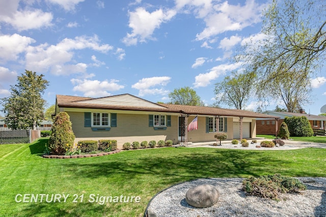 2936 Reppuhn Dr, Saginaw, MI 48603 - ranch-style house featuring an attached garage and driveway