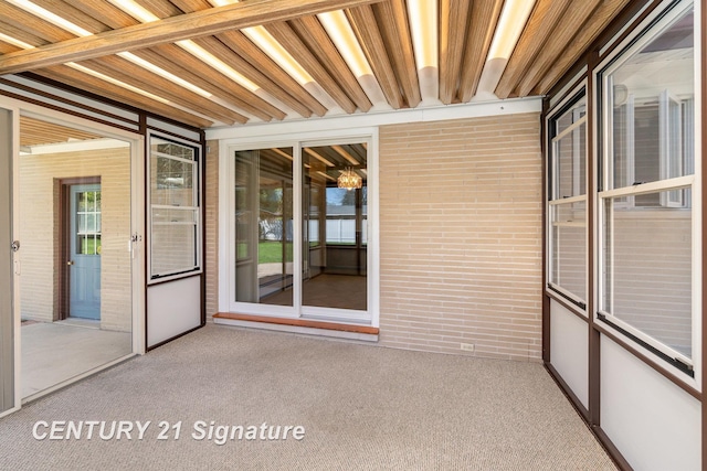 2936 Reppuhn Dr, Saginaw, MI 48603 - view of unfurnished sunroom