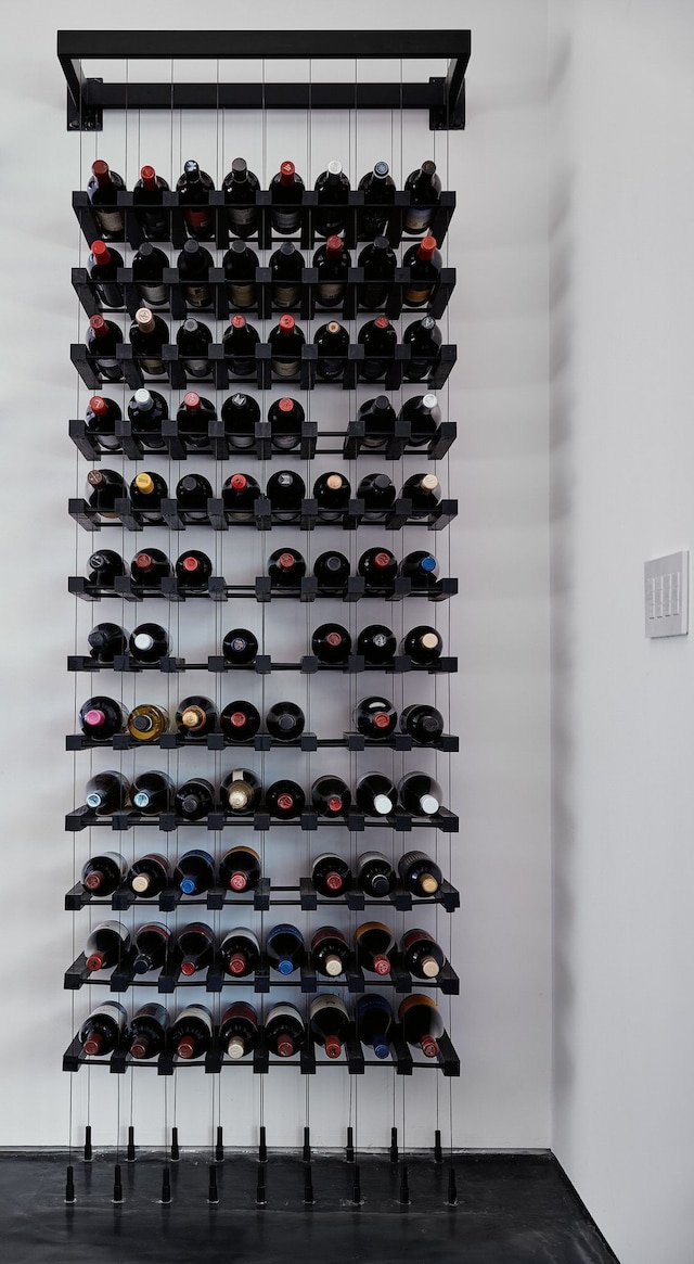 view of wine room