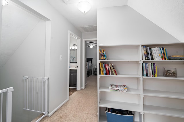 839 Rolling Meadows Dr, Quincy, MI 49082 - corridor with carpet floors